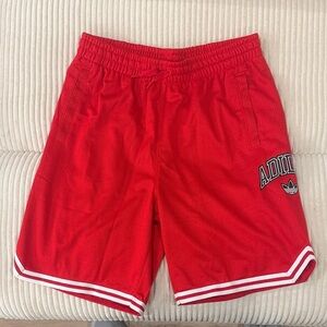 Adidas Men's Red Athletic Shorts BRAND NEW WITH TAGS